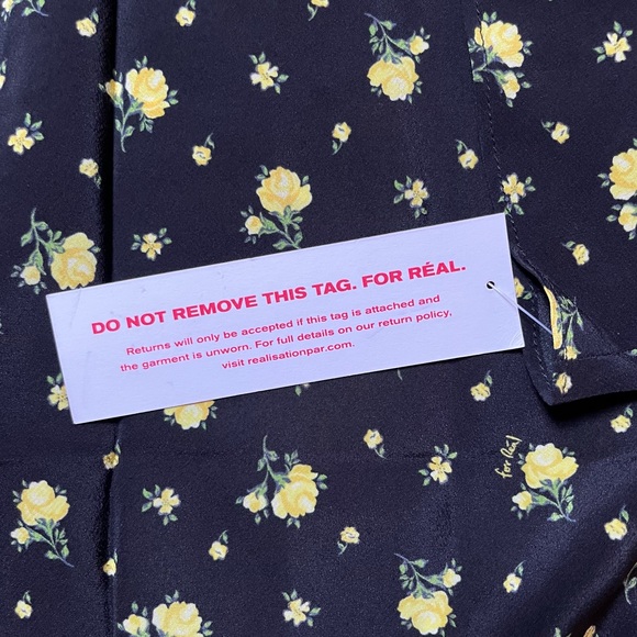 REALISATION PAR Iris Silk Dress - Florence Floral Print - Picture 14 of 15